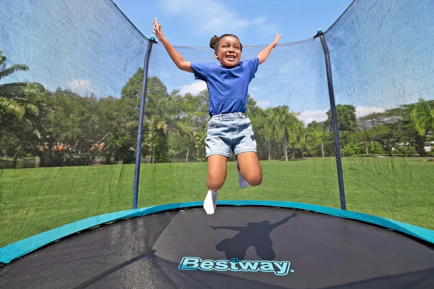 טרמפולינה בסטוויי Bestway Xtreme Air Trampoline 10 רגל 3.05X2.55 מ' 59103 טרמפולינה בסטוויי Bestway Xtreme Air Trampoline 10 רגל 3.05X2.55 מ' 59103