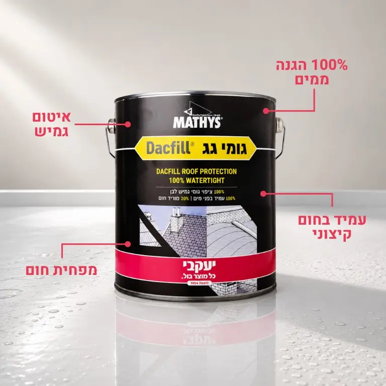 גומי גג לאיטום גגות 20 ק״ג גומי גג לאיטום גגות 20 ק״ג